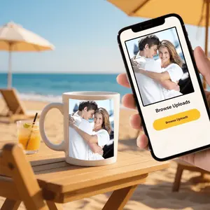 2026  1pc Personalized Photo Ceramic Mug - Custom Reusable Coffee Cup, Unique Gift for Family, Friends, and Lovers, Ideal for Mother's Day and Special Occasions