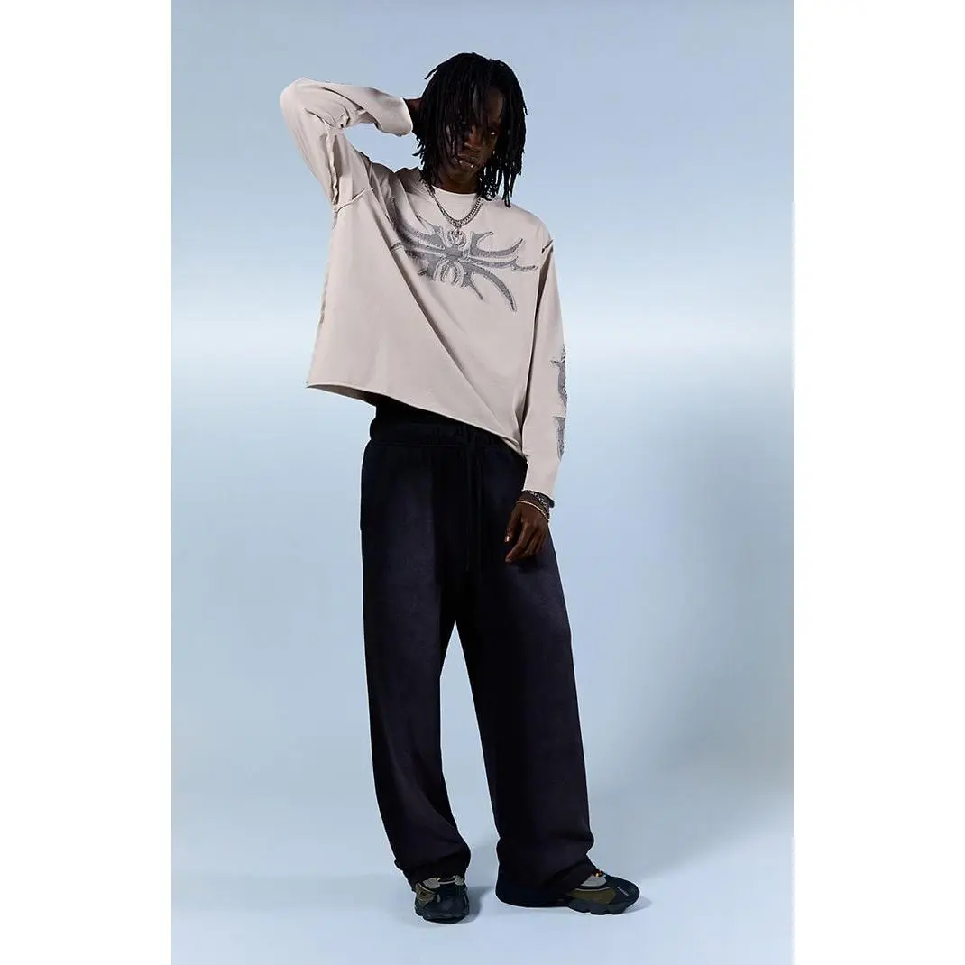 Pacsun Men's Washed Fleece Extreme Baggy Sweatpants Pacsun Men's Washed Fleece Extreme Baggy Sweatpants