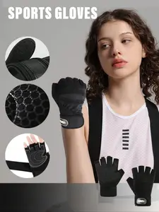 Unisex Fitness Wristbands for Weightlifting, Gym Training, Strength Exercise, Sports Training, Cycling, Shock Absorption and Hand Protection, Gym Accessories