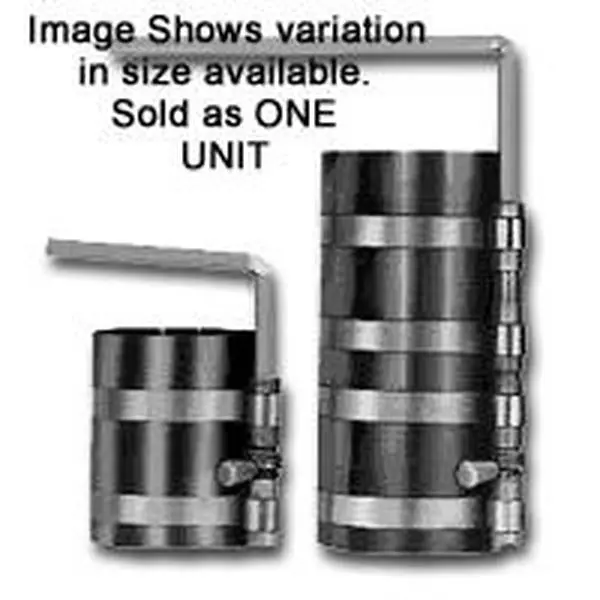 Lisle 3-1/2" to 7" Automotive Piston Ring Compressor - Spring Clutch, Positive Lock Action Engine & Transmission Repair Tool for Proper Fit, Eliminates Ratchet Problems
