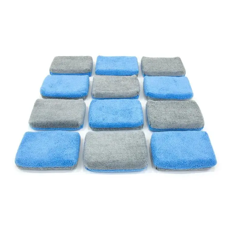 Autofiber Applicator Pad Dual-Sided Microfiber for Even Coverage Smooth Application TekShine Ceramic Coatings