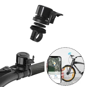 Bike Bell for Apple AirTag, Airtag Bike Mount Hidden for Bicycle Anti-Theft, GPS Tracker Holder, Loud Sound, Bike Accessories
