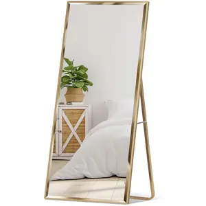 Best Choice Products 65x22in Full Length Mirror, Rectangular Beveled Wall Hanging & Leaning Floor Mirror Best Choice Products 65x22in Full Length Mirror, Rectangular Beveled Wall Hanging & Leaning Floor Mirror