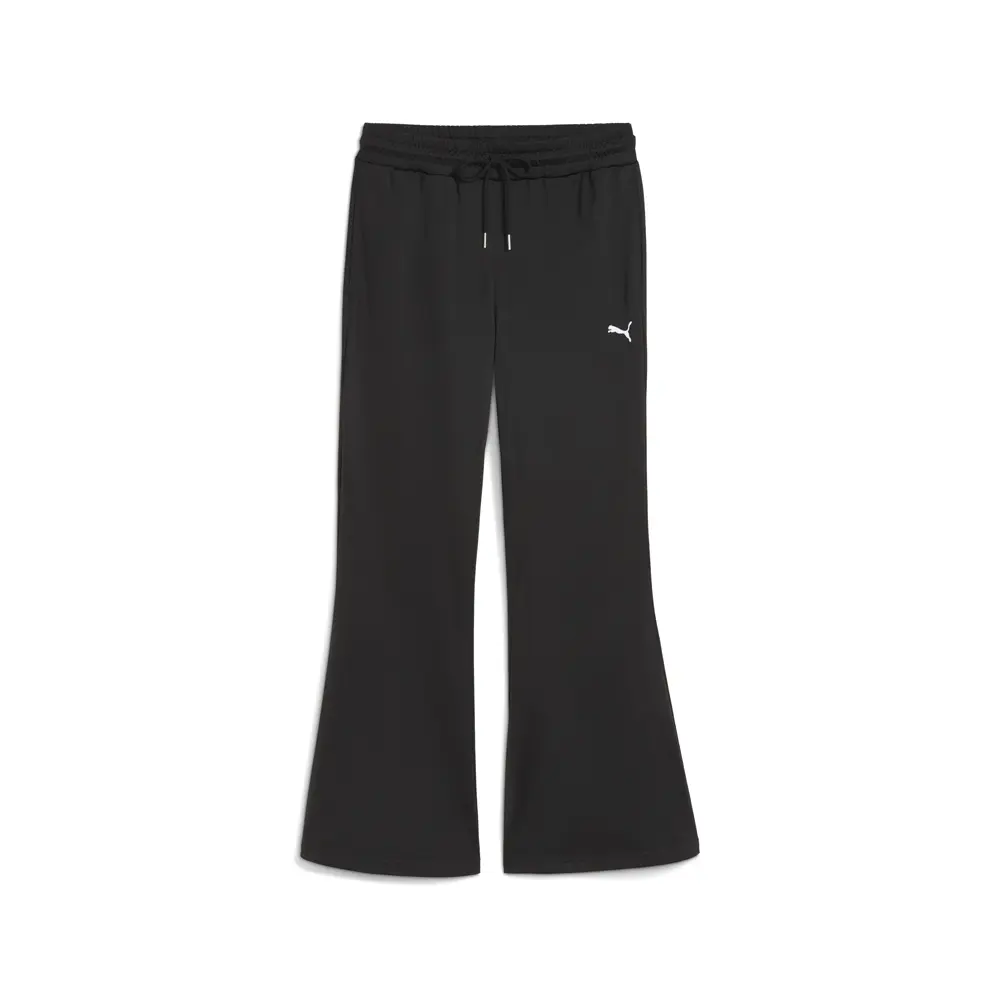 PUMA Womens Wardrobe Essentials Flared Pants Casual - Black