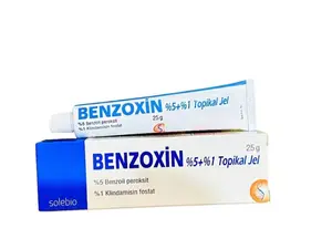 Benzoxin 5% + 1% Topical Gel 25g – Acne Care Gel with Benzoyl Peroxide & Clindamycin Support