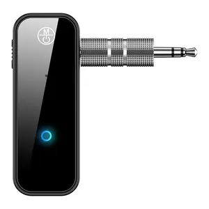 New Bluetooth Audio Receiver, 1 Count Wireless FM Transmitter, Car Bluetooth Transmitter, AUX Input Bluetooth Sound Adapter for Car,Christmas Gifts