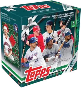 2019 Topps Holiday Baseball Mega Box (10 Packs)