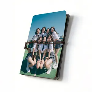 A6 Composition Notebook, Perfect Christmas Gift for Teens, 7.28"x5.12", Thick Paper, School Uniform Group Photo Cover Design