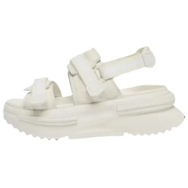 Converse Run Star Utility CX Men's Outdoor Sandals, Lightweight Synthetic Footwear in Egret with Adjustable Straps and CX Foam Cushion, Lightweight Fit, Outdoor Wear