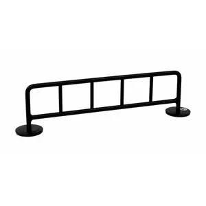 Bike Rack Style Fingerboard Rail, 10" Long - Steel Construction - Black