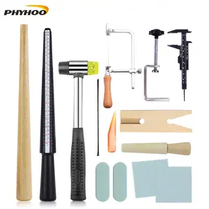 Complete Ring Making Tool Kit with Jewelry Saw, Mandrel & Hammer - For Beginner & DIY Jewelry Makers
