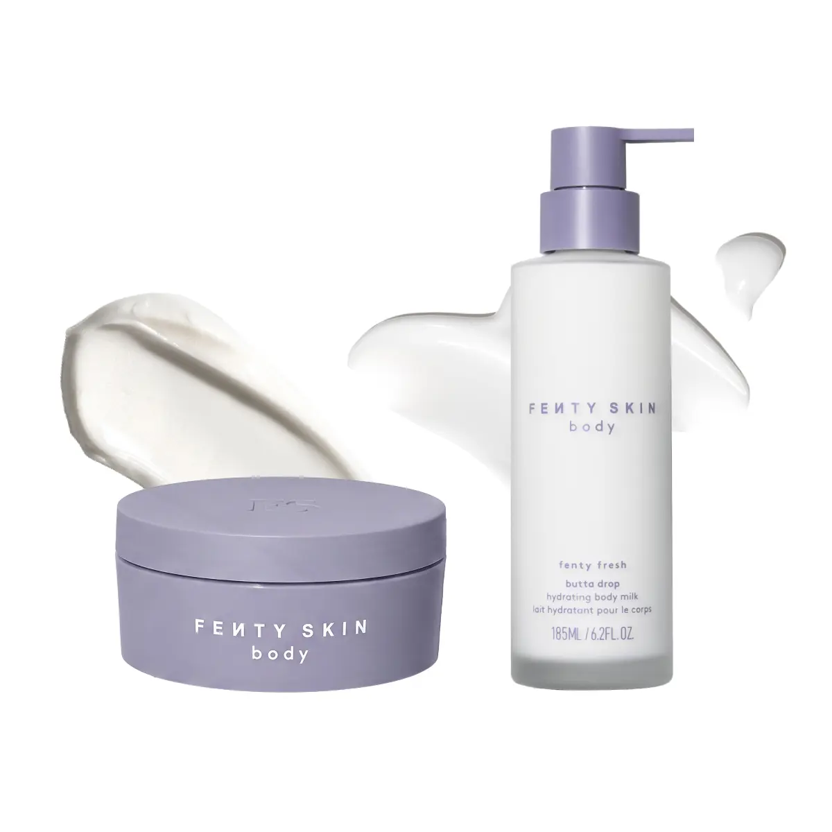Fenty Skin Butta Drop Body Cream + Body Milk Body Care Hydrating Lotion Duo Fenty Skin Butta Drop Body Cream + Body Milk Body Care Hydrating Lotion Duo