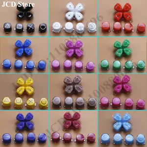 For PS5 Controller Gamepad D-Pad A B X Y Cross Crystal Button Replacement Direction Function Key