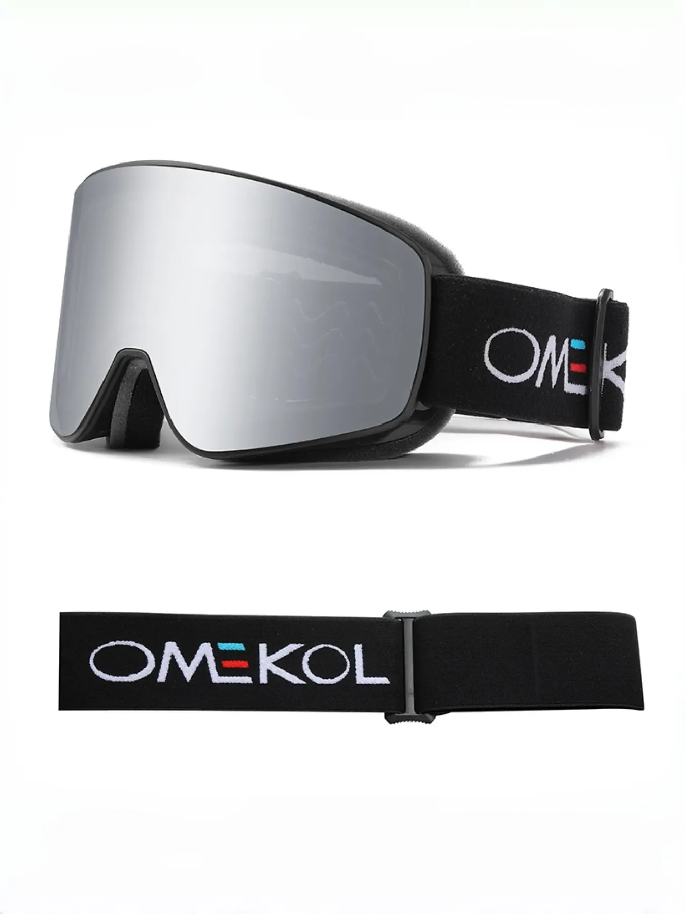 Unisex Ski/snowboard Goggles, Dual-Layer Anti-Fog, Durable Snowboarding Glasses, Best Visibility, Fashionable Winter Sports Eyewear, Windproof Ski Goggles