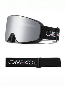 Unisex Ski/snowboard Goggles, Dual-Layer Anti-Fog, Durable Snowboarding Glasses, Best Visibility, Fashionable Winter Sports Eyewear, Windproof Ski Goggles