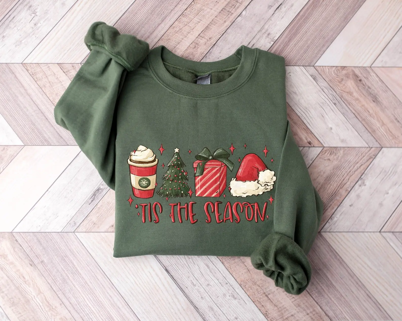 Tis The Season Sweatshirt, Christmas Tis The Season Sweatshirt, Merry Christmas Sweatshirt, Christmas Sweatshirt, Cute Winter Sweatshirt