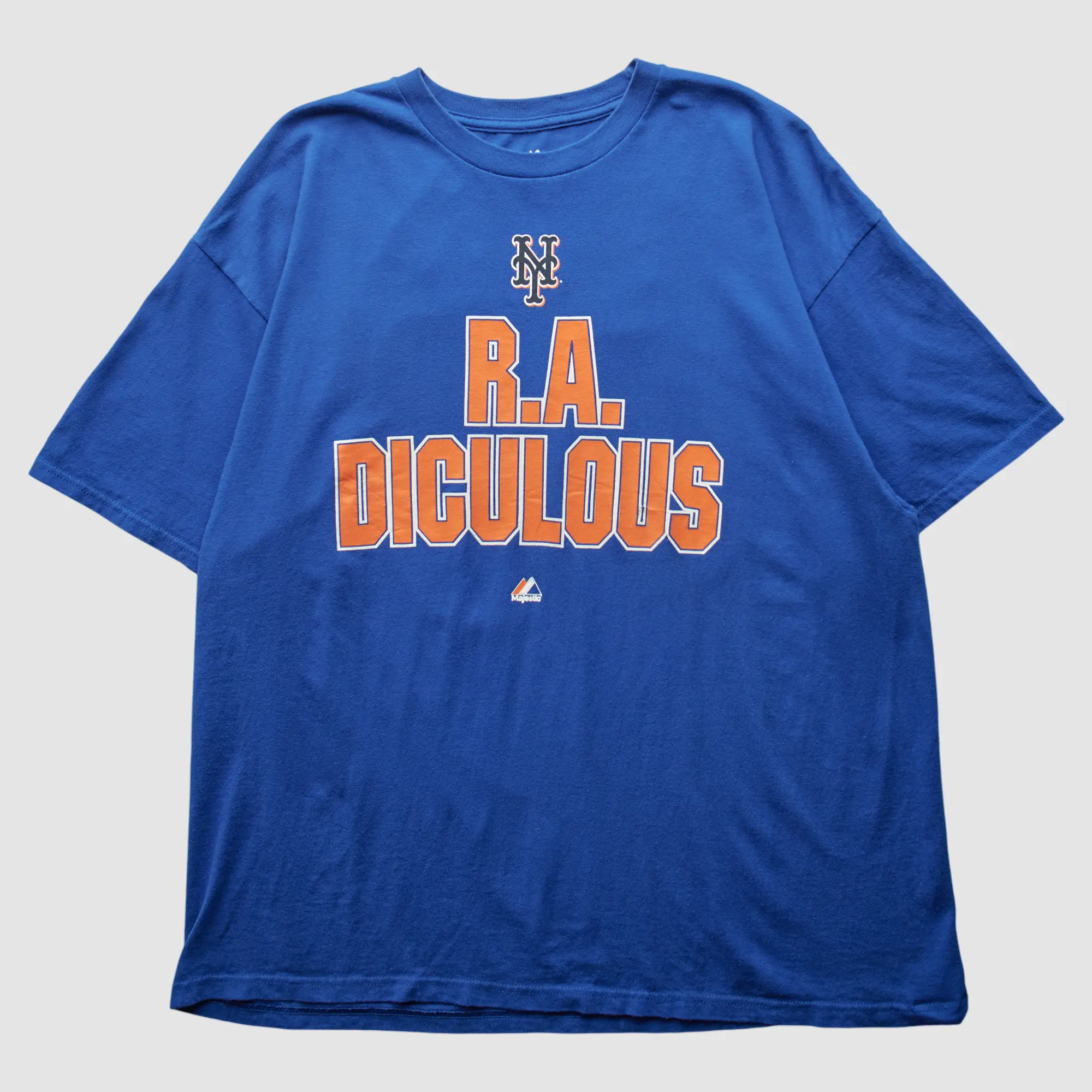 New York Mets Majestic 2012 T-Shirt - Blue - 2XL