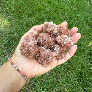 Ethically Sourced Natural Raw Aragonite Cluster - Based on Weight, Multi-Size Healing Crystal with Unique Shapes, Starbursts for Meditation, Home Decor, Ideal for Crystal Lovers to Boost Self-Confidence
