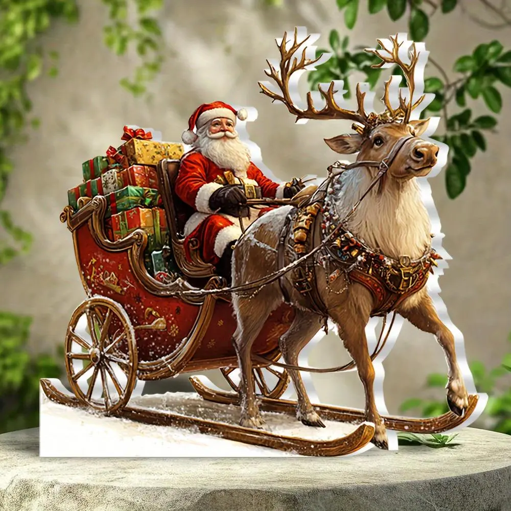 1 piece 2D Christmas gift, festival decoration, bohemian style, multi-functional desktop decoration suitable for bedroom.