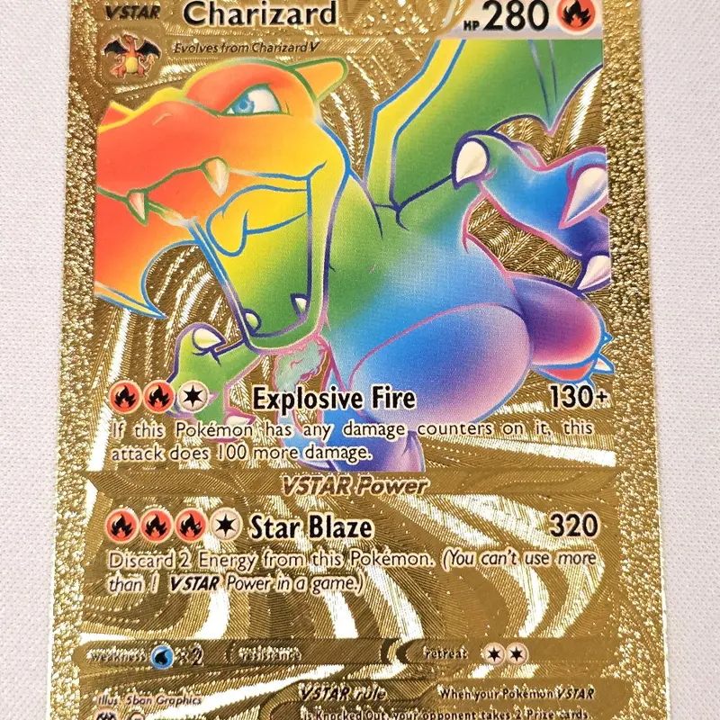 what booster box has rainbow charizard Dracaufeu VSTAR (Charizard VSTAR) 174/172 Shiny - my-booster X pe et Bouclier 9 - Stars tincelantes clear acrylic holder that perfectly accentuates the stunning visual design and character artwork charizard rainbow - TikTok Shop