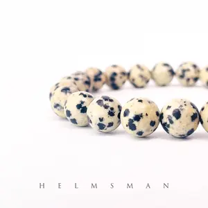 [Direct Buy] 1 Count dalmatian jasper bracelet 8mm