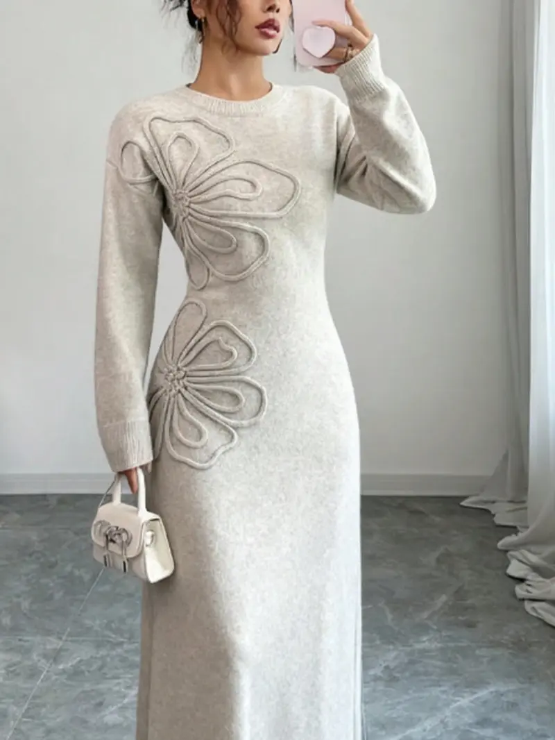 drop waist winter dress Navy 100% Linen Drop Waist Maxi Dress main image 0