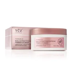 YCZ Dual-Extraction Caffeine Firming Eye Mask 60 Pieces | Target Puffiness, Dark Circles & Fine Lines for Smoother, Brighter Under-Eye Skin