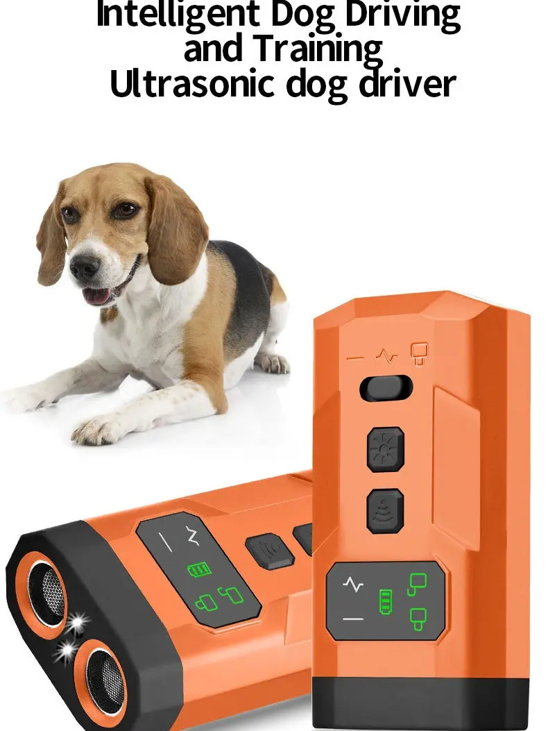 2026 New Ultrasonic Dog Bark Deterrent Device, Indoor Outdoor Use, Safe & Humane Rechargeable Bark Control with Child Safety Lock to Effectively Correct Dog Barking Behavior