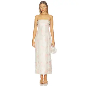 Stone Cold Fox x REVOLVE Cathy Midi Dress in Pink Multi Floral