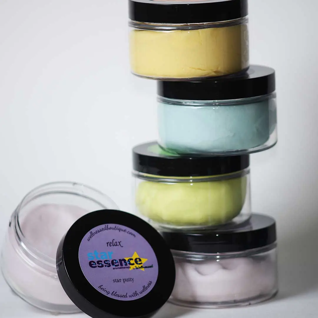 Wellnessed Star Essence Children's Putty Set - Non-Toxic Sensory Therapy Putty for Kids (4-Pack)