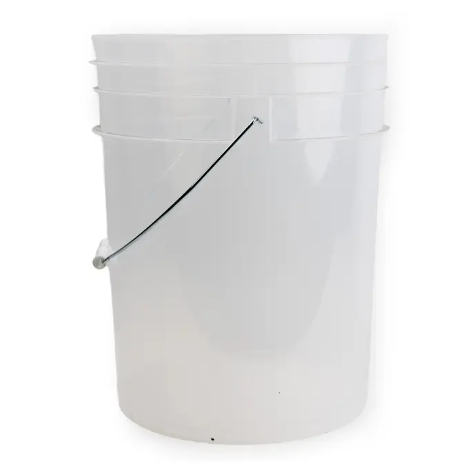 Plastic Pail Translucent CLEAR Bucket 5 Gallon Plastic Pail Translucent CLEAR Bucket 5 Gallon