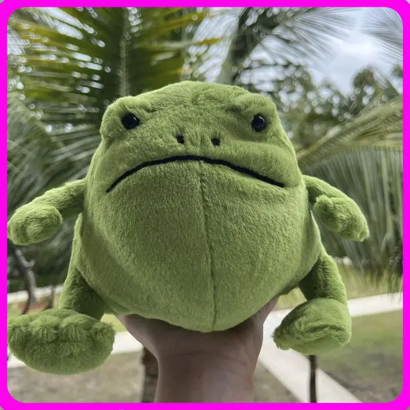 New Ricky Rain Frog Plush Toy - Cartoon Stuffed Animal Doll  Cute Emotional Support Frog Toy For Stress Relief & Gift