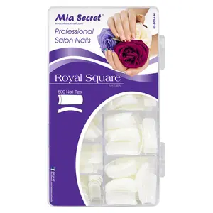 Royal Square Nail Tips  (500 tips)
