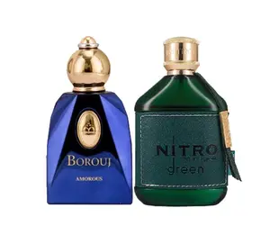 Dumont Borouj Amorous Eau De Parfum + Dumont Nitro Green Eau De Parfum 3.4 Oz Bundle