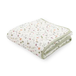 Original Cotton Muslin Quilt - Garden Bees