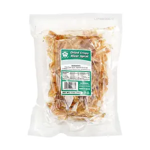 BELL&FLOWER Thai Crispy Fish Snacks 100g - Perfect for Late Night Munching and Pairing with Drinks Asian Dried River Sprat