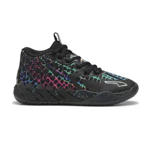PUMA Mens X Lamelo Ball Mb.01 Teenage Mutant Ninja Turtles Baxter Stockman Basketball Sneakers Shoes - Black