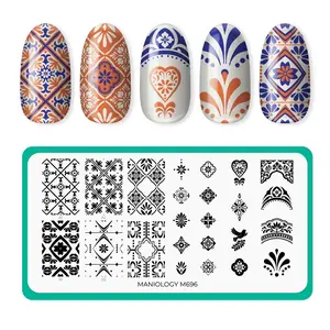 Villa Mosaic (M696) - Nail Stamping Plate
