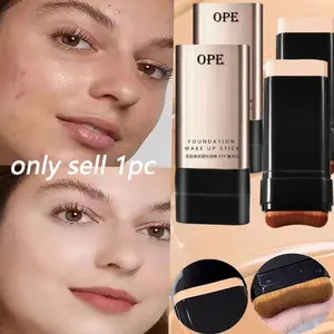 Oil Control Concealer Foundation Stick, Long-Lasting Coverage, Flawless Coverage Foundation, Acne-Free, Essential for Daily Commute, Solid Form, Not Flammable, Flawless Base Foundation