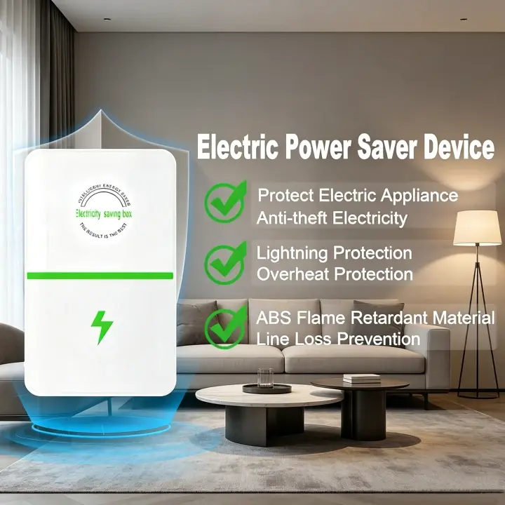 2026 Updated Electricity Saving Box(2pcs) – Plug-In Smart Device for Home & Office, 90–250V Compatible, Multifunctional Energy Saver to Lower Electricity Bills, Portable and Easy to Use