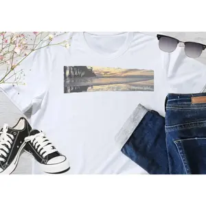 Keep Her Wild Tee Sunset Beach Panorama T-Shirt | Coastal Landscape Tee