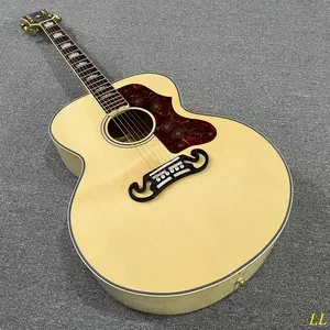 J200 Acoustic Guitar Rosewood Fingerboard spruce wood 6 strings 20 frets