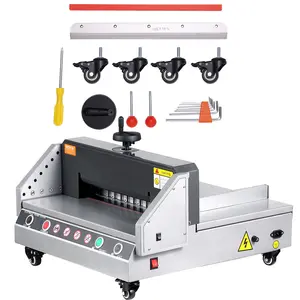 VEVOR Electric Paper Cutter, Summervibes,Summervibes, 13" /330.2mm Cutting Width, 1.57"/40mm Cutting Thickness, Desktop Paper Cutting Machine with Button Control, Electric Paper Trimmer for Office, School, Printing Plant