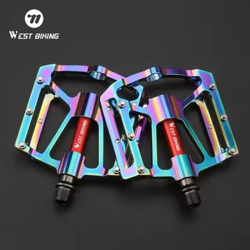 3 Bearing Aluminum Alloy Bike Pedals, 1 Pair Anti-slip MTB Cycling Bearings Pedals, Professional Outdoor Cycling Accessories, Mountain Bike, Bicycle Parts