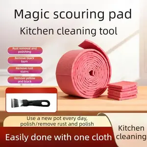 Diamond-grit scouring pad, kitchen degreasing magic eraser Diamond-grit scouring pad, kitchen degreasing magic eraser