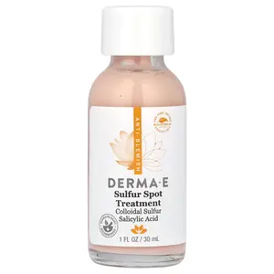 DERMA E Sulfur Spot Treatment, 1 fl oz (30 ml) | HSA/FSA Eligible