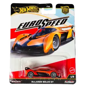 Hot Wheels Premium McLaren Solus GT Orange and black  4/5
