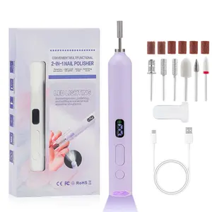 Multi-functional Nail Grinding Machine, UV Dryer for Nail, Nail Drill Machine, Portable Electric Nail polisher, Manicure Tool, Pedicure Foot Care, Remove Dead Skin Calluses