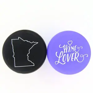 6-Pack Wine Bottle Stopper (2 per pack) - Minnesota & Wine Lover Airtight Seal Dishwasher Safe Reusable  Traditional Kitchen Utensils