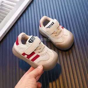 NewSpring and Autumn 0 - 1 - 4 Years Old Baby Sneakers Mesh Waterproof Non - Slip Soft Sole Walking Functional Shoes for Toddlers Gradient Color Low Top Sneakers Core Trainers Light Grey Pink Sparkle High Top Sneakers Cheetah Multi-Color